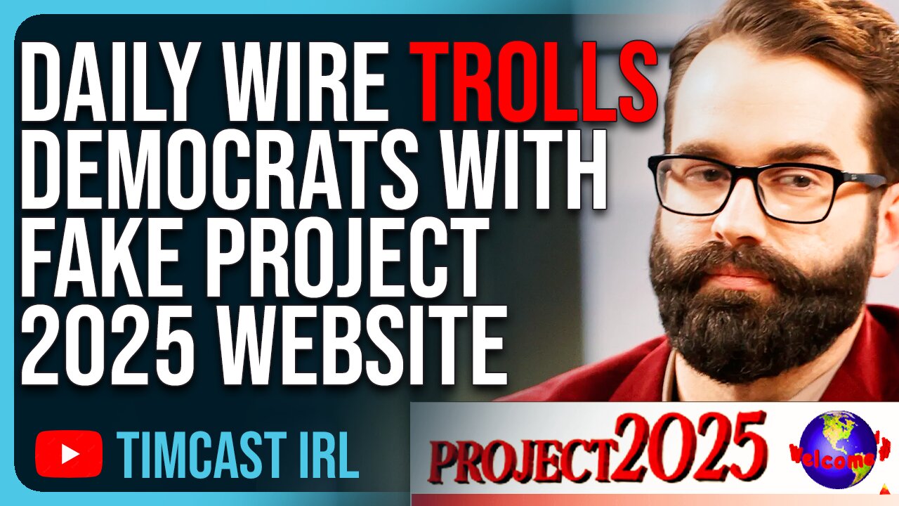 Daily Wire TROLLS Democrats With Fake Project 2025 Website That Promotes Matt Walsh Movie