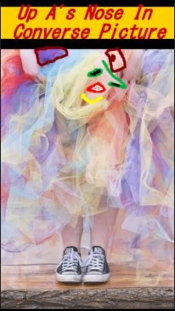 Up A's Nose In Converse Picture