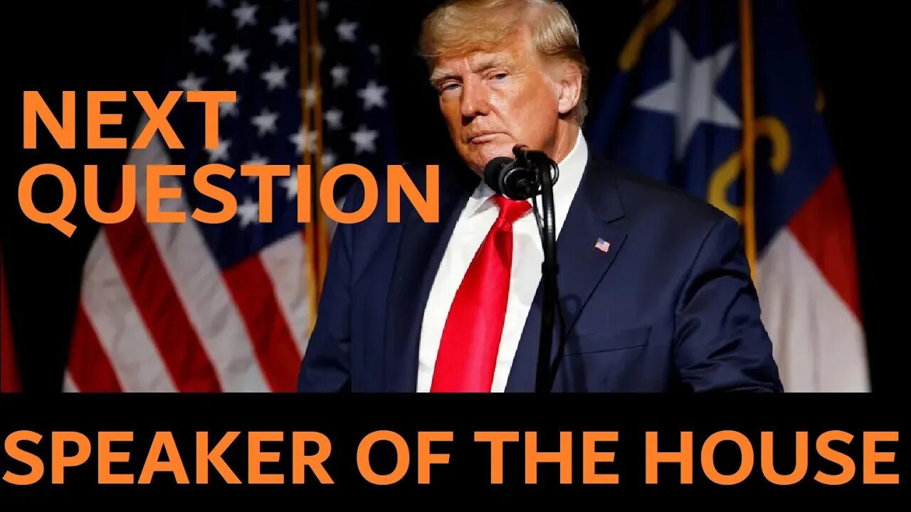 ITS HAPPENING TRUMP IS POSSIBLY YOUR NEXT SPEAKER OF THE HOUSE 3RD IN SUCCESSION FOR PRESIDANCY MAGA