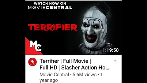 Terrifier the movie