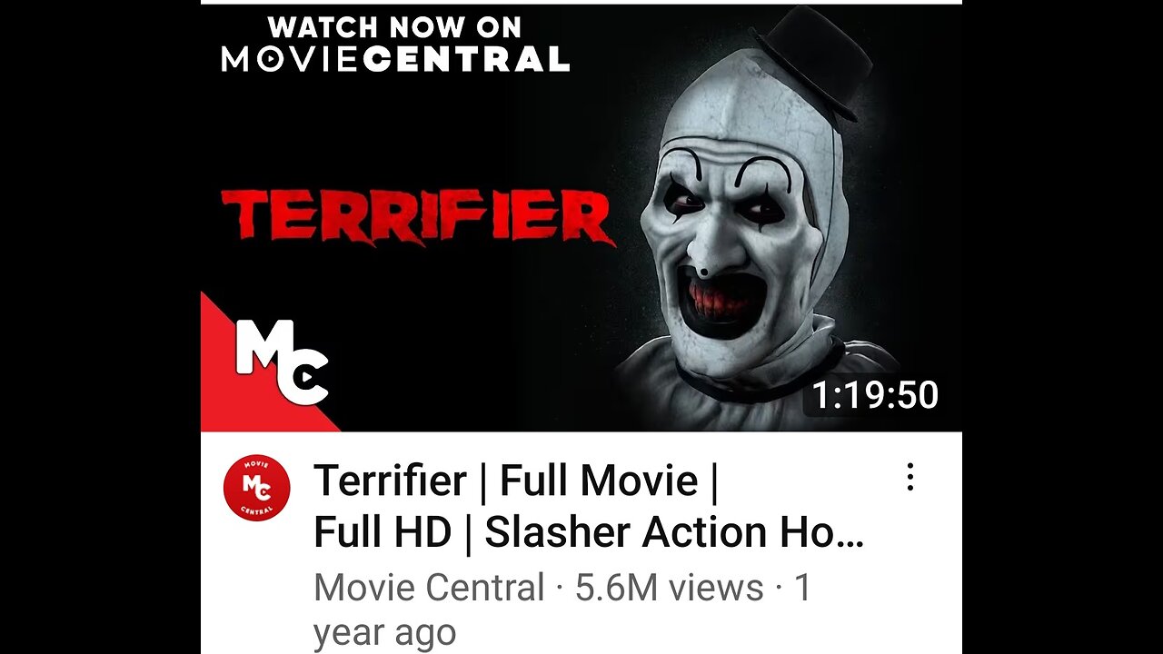 Terrifier the movie