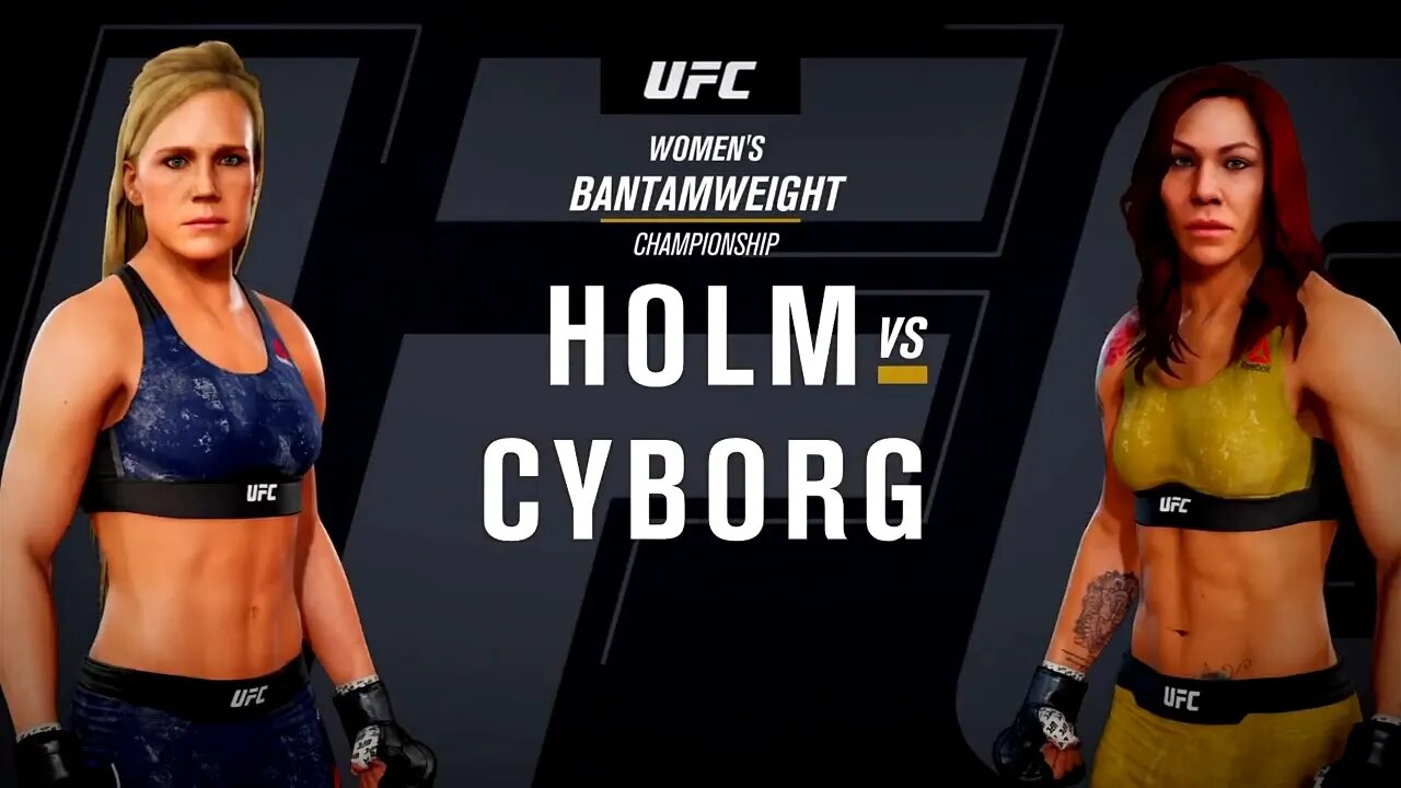 EA Sports UFC 3 Gameplay Cris Cyborg vs Holly Holm