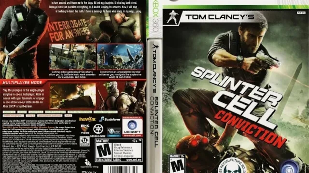 Tom Clancy's Splinter Cell: Conviction - Parte 1 - Direto do XBOX 360