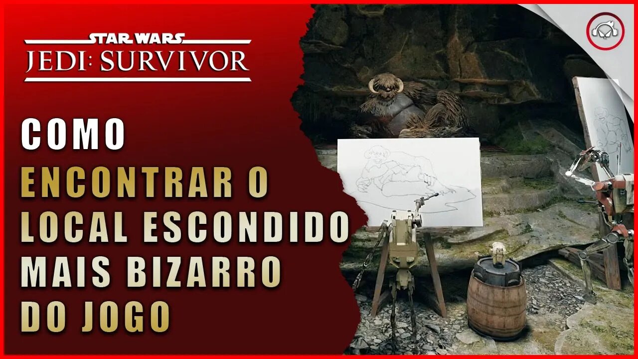 Star Wars Jedi Survivor Ps5, Como encontrar o local escondido mais Bizarro do Jogo | Super-Dica