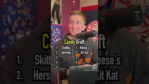 Who Won The Candy Draft?! Comment Your Pick! #shorts #candy #draft #foodtok #reeses #chocolate