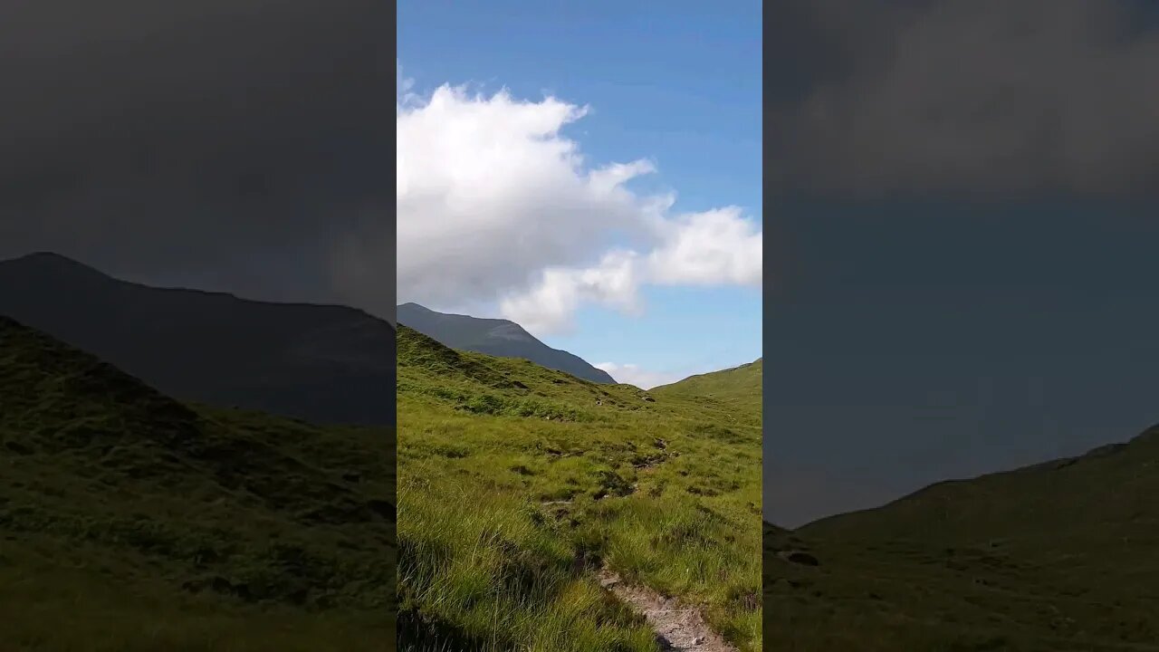 Remote hiking views Scotland #shorts #relaxingmusic #nature