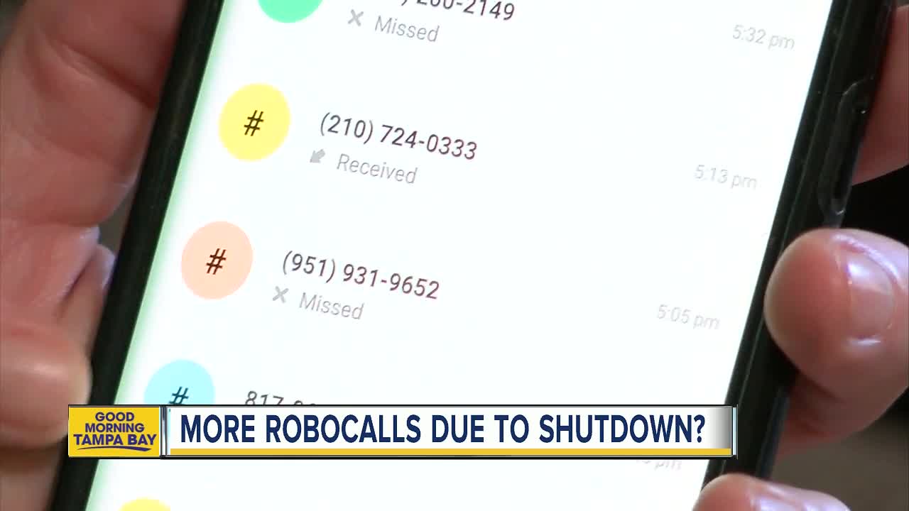 Robocalls increase during government shutdown