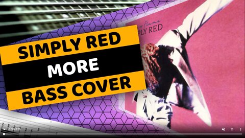 Simply Red - More - Bass Cover & Tabs