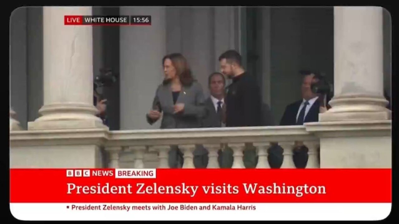 Harris Used Zelenskyy As A Political Prop For White House Balcony Photo Op