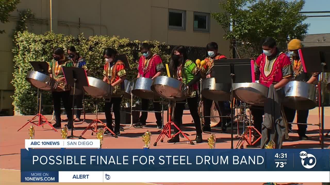 Possible finale for South Bay steel drum band