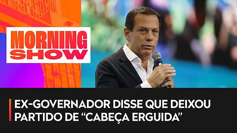 João Doria anuncia desfiliação do PSDB após 22 anos