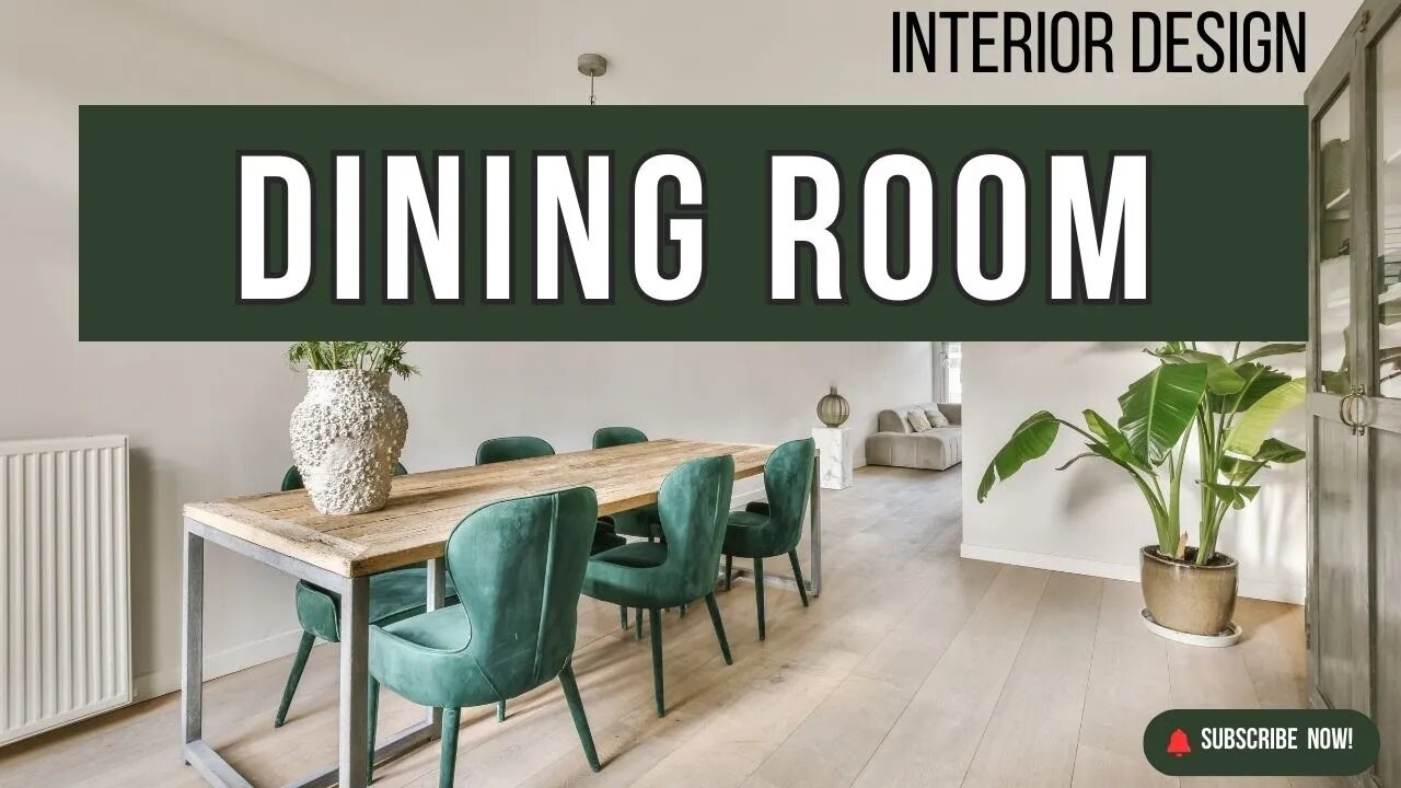 Aesthetic Delights: Stunning Dining Room Interiors That Inspire