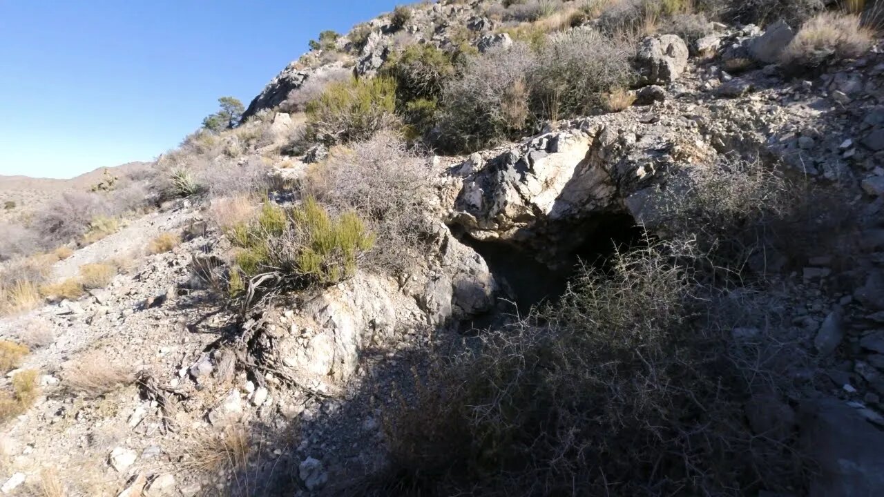 Mojave Desert Mine Looks Like a Honey Comb