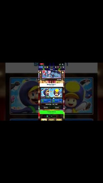 Mario Kart Tour - Fire 10 Pipe Pull (Snow Tour)