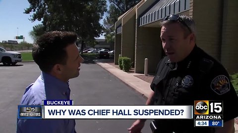 Buckeye Police Chief Larry Hall suspended for 40 hours