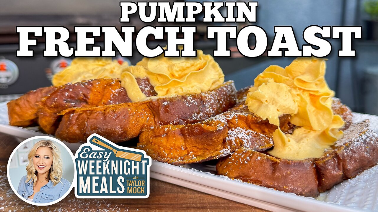 Taylor Mock's Pumpkin French Toast | Blackstone Griddles