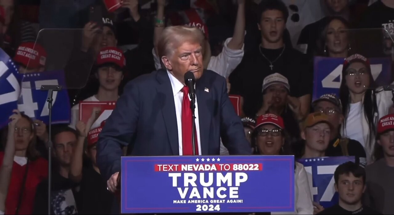 DEATH FOR MIGRANTS! Trump announces as Crowd cheers at Reno NV rally