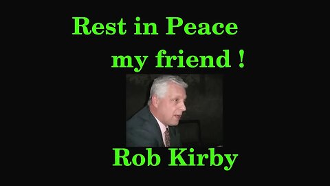 A real #TRUTH digger - RIP Rob Kirby