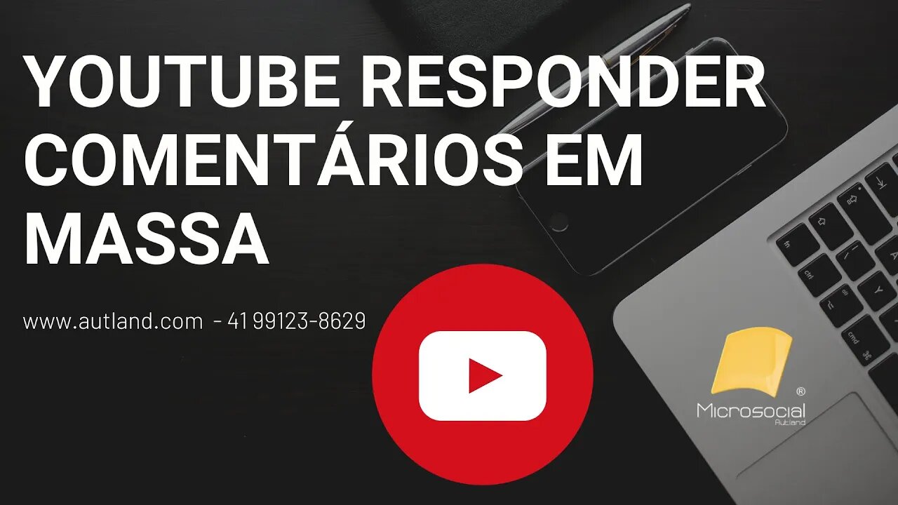 49 YouTube, responder comentários automaticamente, ilimitado, em massa, responder automatico