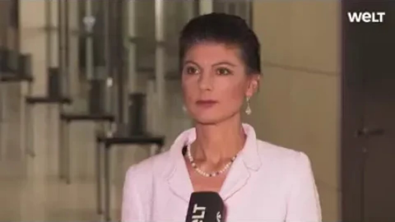 Interview mit Welt TV: Bürgergeld und Klimaprotest - Sarah Wagenknecht |#TeamSarah