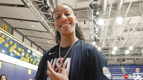 A'ja Wilson is loving the 2024 Paris Olympics