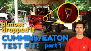 Cummins & Eaton Fuller Transmission Test Fit (part 1) Into a GMC C3500HD [Part 7]