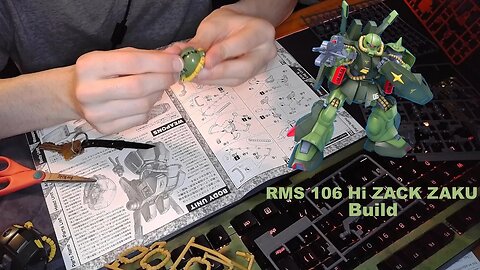 Gundam Building | Hi Zack Zaku MG Head And Torso