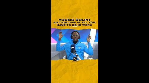 @youngdolph Bottom line is all you have to do is work