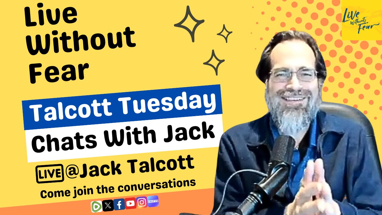 The Goal: Realize Unity; Church/Chats with Jack #TalcottTuesday and Open(ish) Panel Opportunity