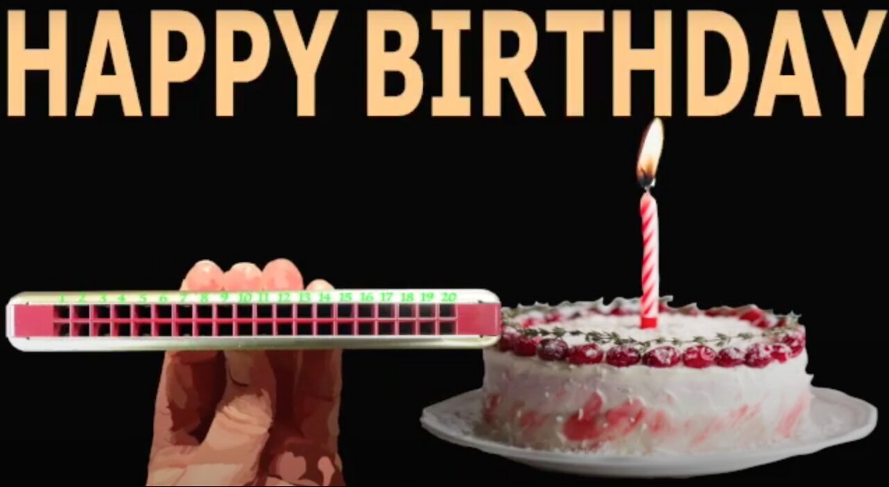 How to Play Happy Birthday on a Tremolo Harmonica with 20 Holes