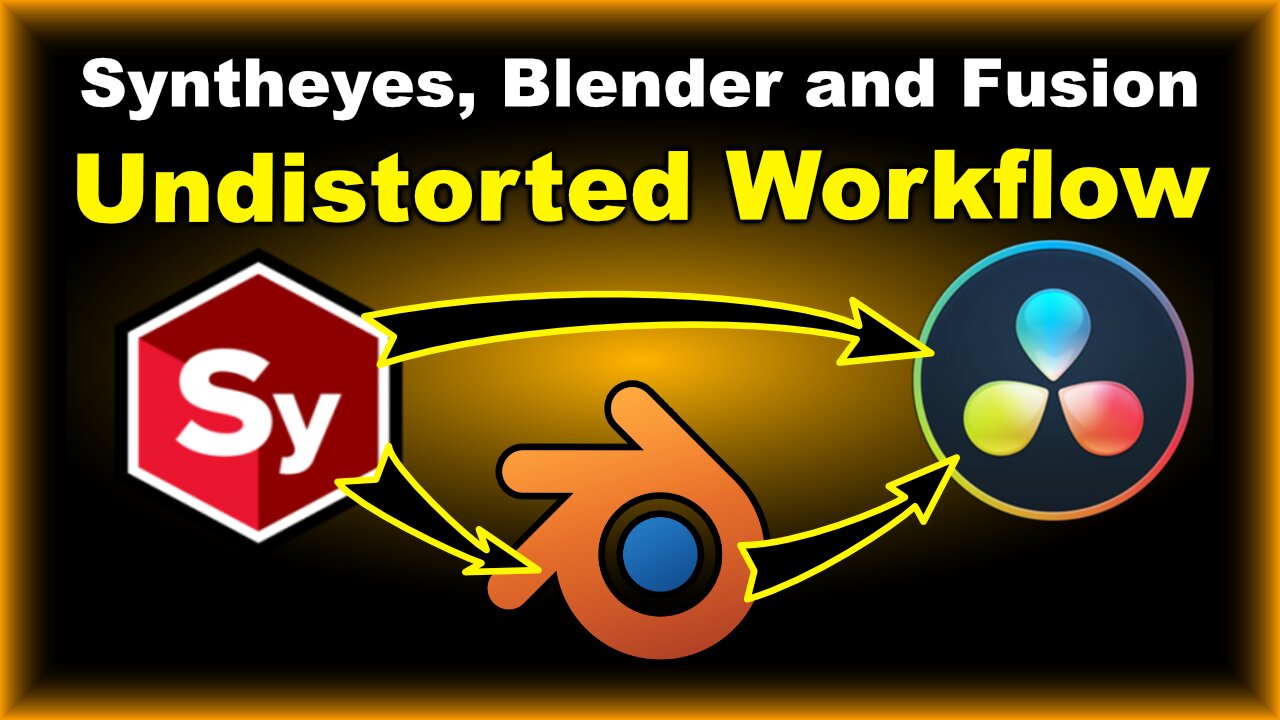 Syntheyes, Blender and Resolve Fusion - UnDistorted Workflow