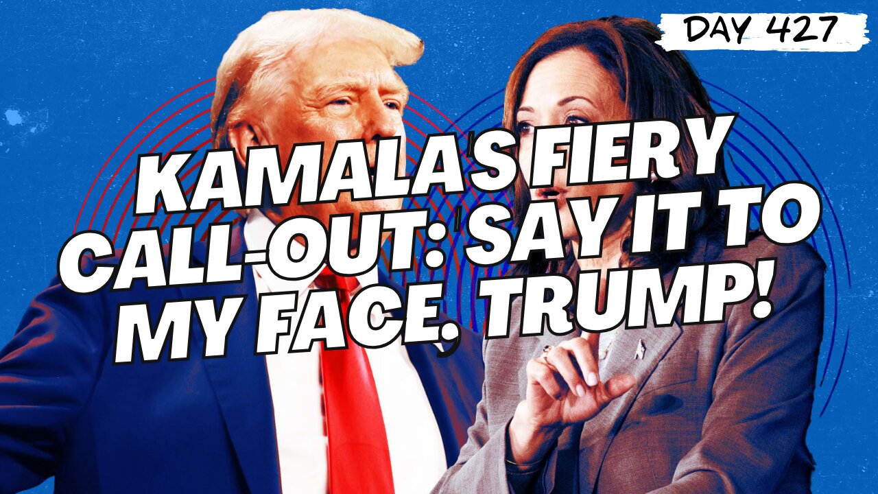 8 in 10 Democrats Back Kamala After Biden's Exit + Harris Challenges Trump: 'Say It to My Face!'