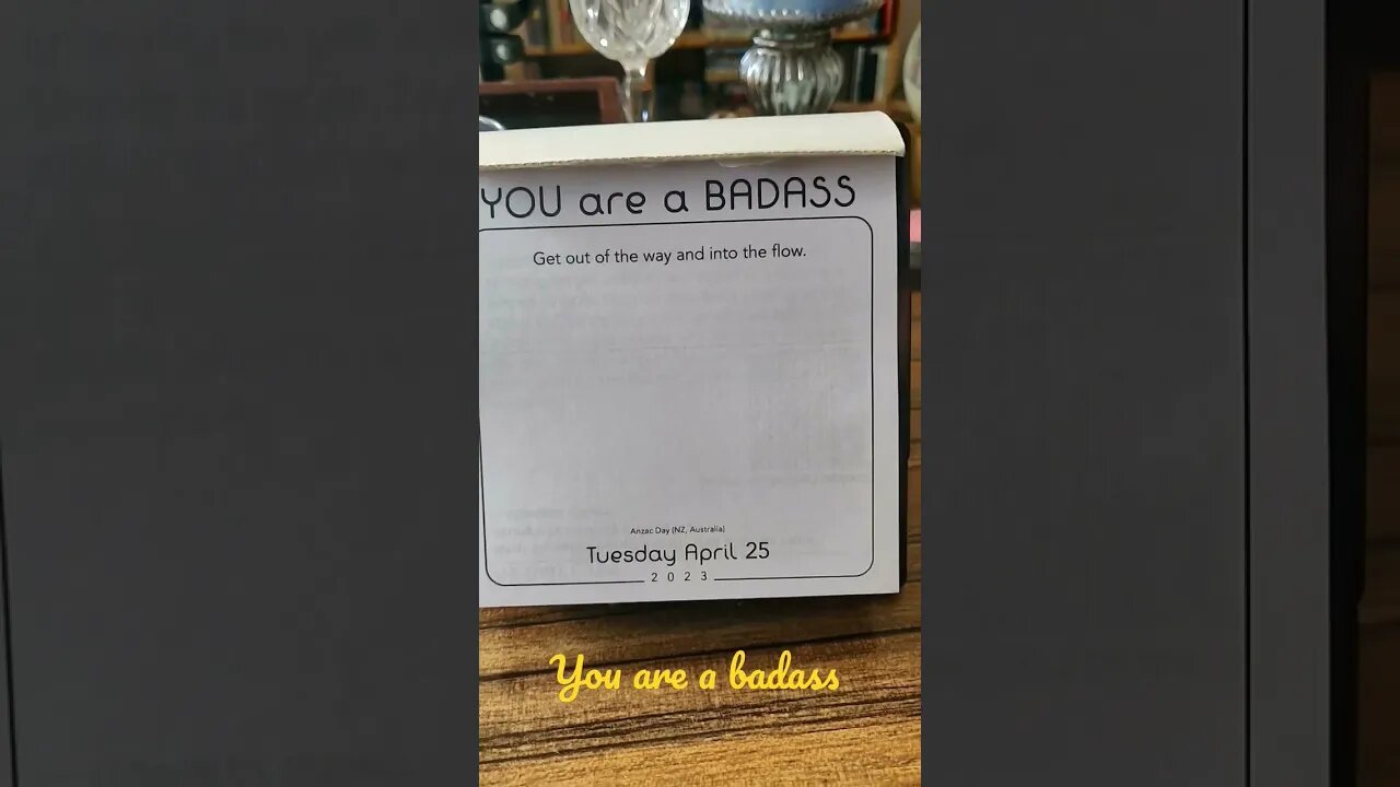 YOU ARE A BADASS - 25/4/2023 #valeriesnaturaloracle #yourjourney #YOUAREABADASS #shorts #short