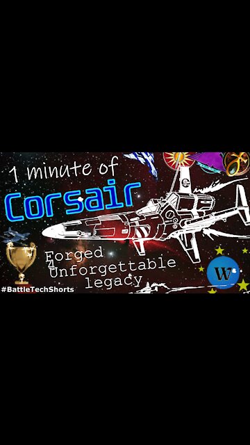 BATTLETECH #Shorts - Corsair Aerospace Fighter, Forged 4 Unforgettable legacy