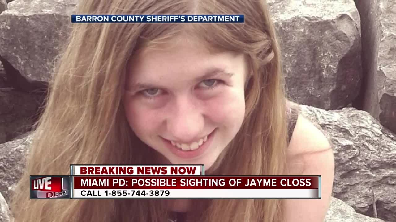 BREAKING: Missing, endangered western Wisconsin teen may have been spotted in Miami