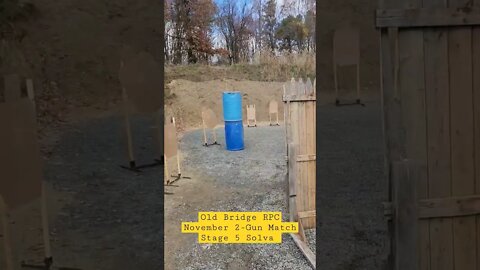 Old Bridge RPC November 2-Gun Match Stage 5 solva #unloadshowclear