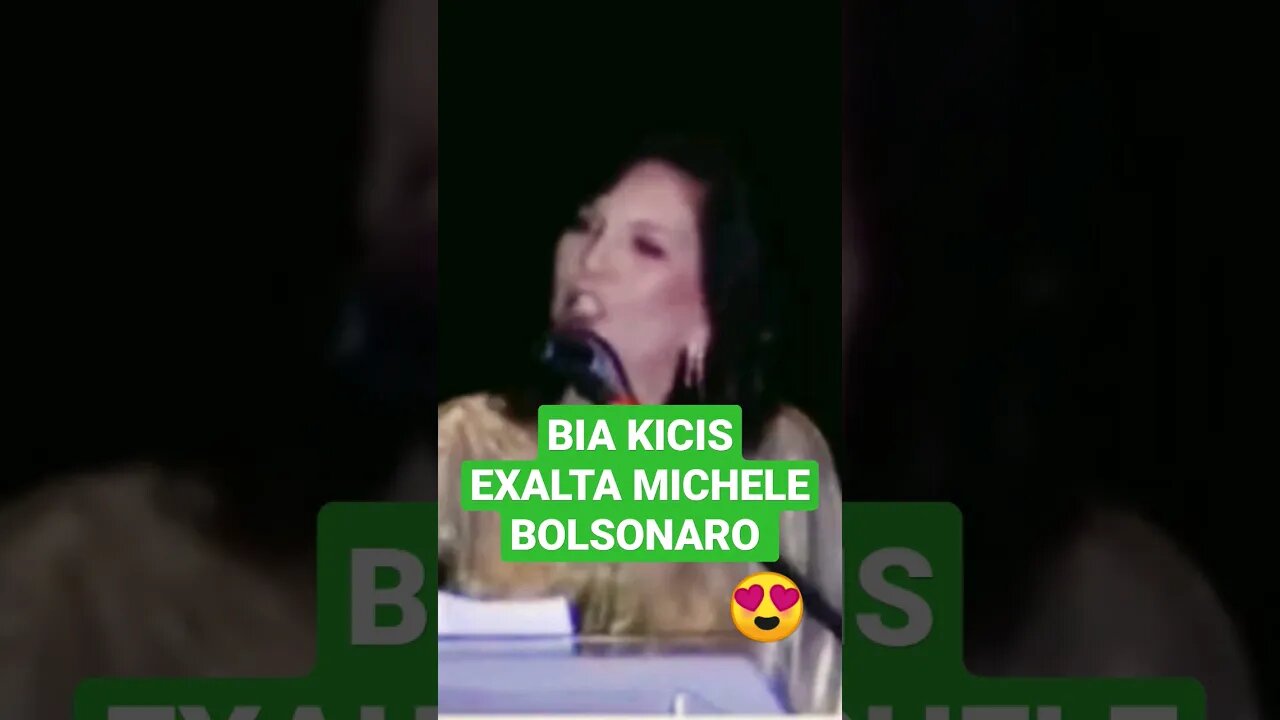 MICHELE BOLSONARO EXALTADA POR BIA KICIS 😍✨💓🙌 #shorts