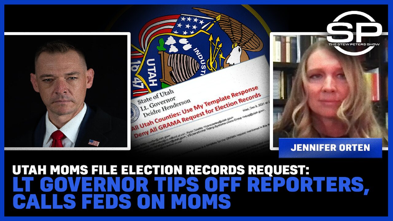 Utah Moms File Election Records Request: Lt. Governor Tips Off Reporters, Calls Feds On Moms