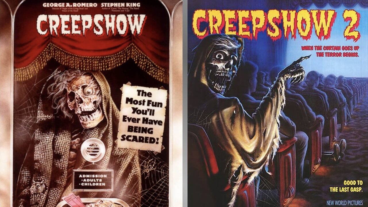 DOUBLE FEATURE: Creepshow (1982) + Creepshow 𝟐 (1987) [Full Movie] | Horror-Fantasy | 🚨 WARNING: Rated R | #HappyHalloween 🎃