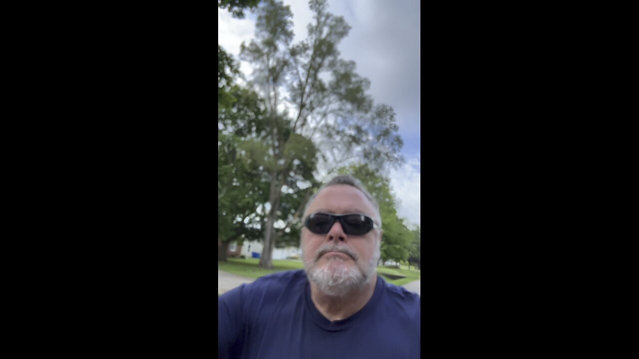Curt Hay selfie on the scooter.