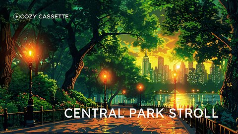 Central Park Stroll | Lo-fi Jazz Hop | Study, Work, Relax |