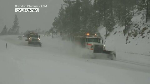 Badai musim dingin menghantam AS bagian barat | Membawa Salju Lebat | Hujan Deras