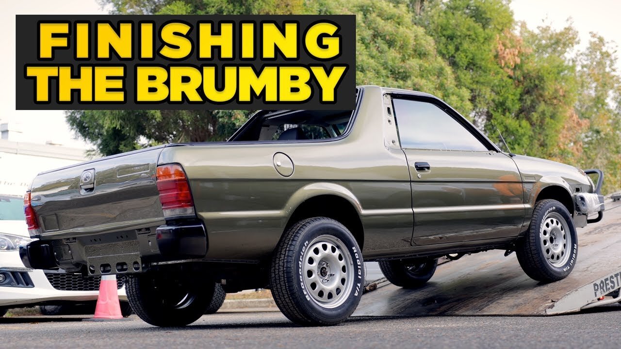 Finishing and first start of our Subaru Brumby (BRAT) Ute Restoration Project [EP6]