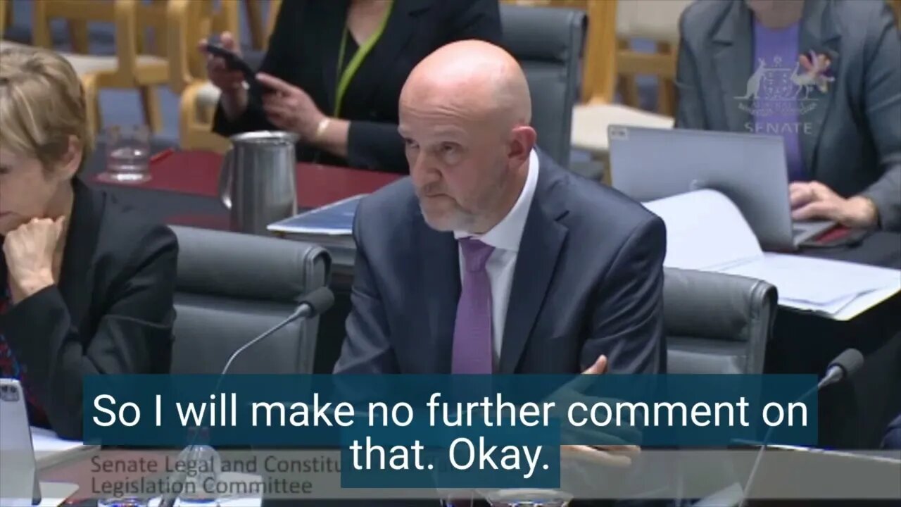 Stand up for women and Labor don't like it (ASIO Interview) - Senate Estimates 23.05.23