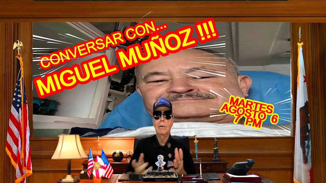 CONVERSANDO CON MIGUEL MUÑOZ 08.06 - 7 PM