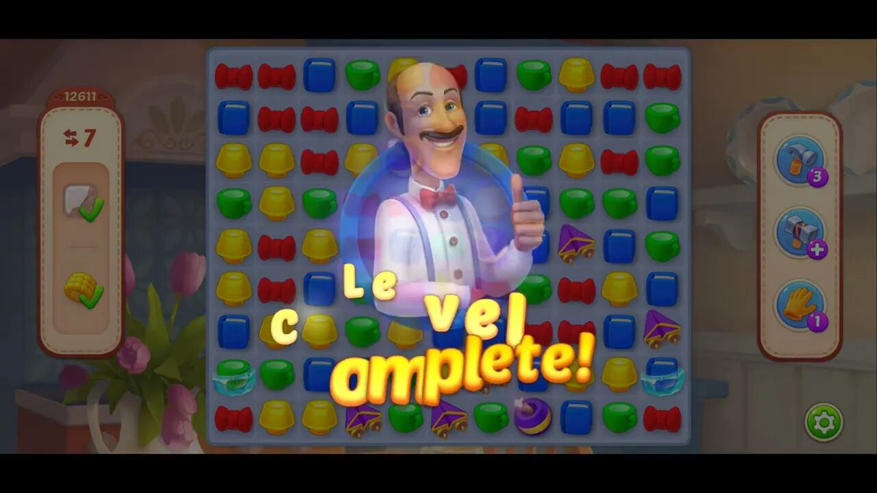 Playrix Homescapes Gameplay Walkthrough Level 12611