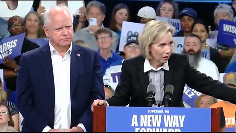 ‘Cringe’ Speech By Walz’s Wife During Rally Triggers Response ‘Worse Than Hillary Clinton’