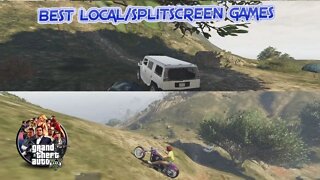 GTA V Split Screen - Multiplayer Free Roam [Gameplay] #6