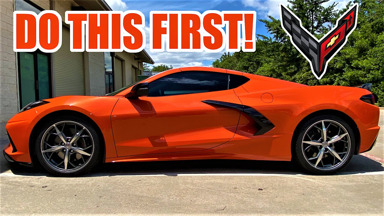 PROTECT your C8 Corvette Stingray, DON'T Drive without DOING this FIRST!