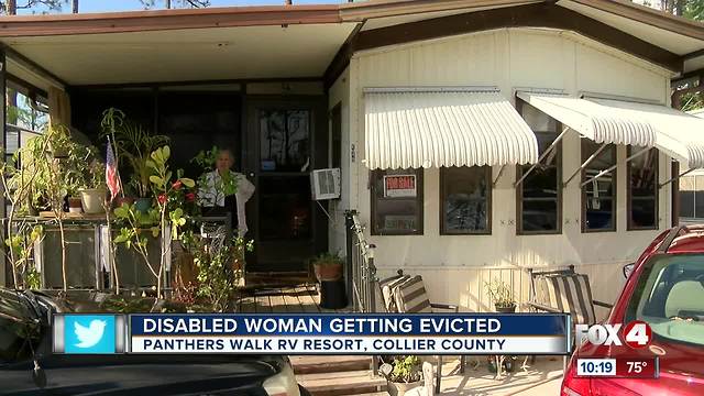 Disabled woman could be evicted